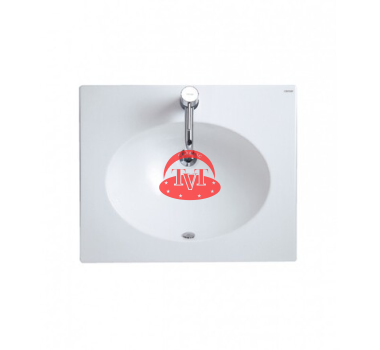 Chậu Rửa Lavabô Liền Bàn CAESAR LF5026