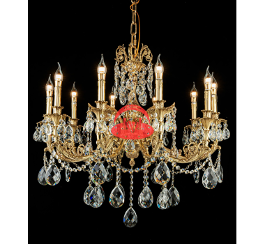 Đèn chùm đồng pha lê DCD2301T10