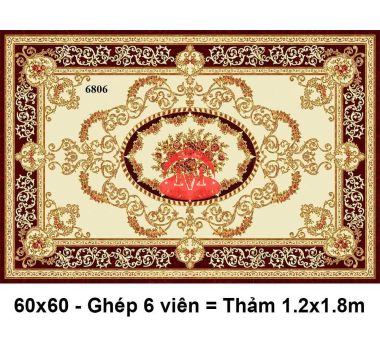 Gạch thảm Tasa 120x180cm 6806