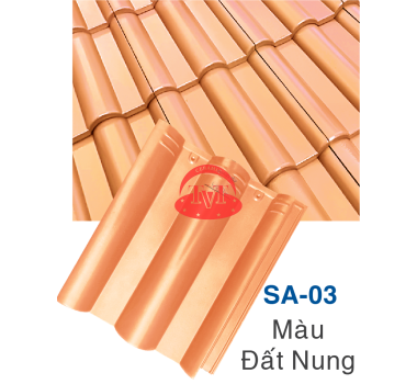 Ngói da trơn sóng nhỏ Sunrise SA-03