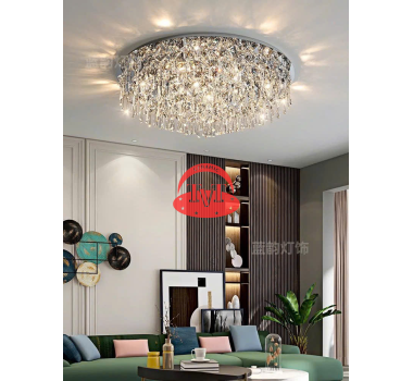Đèn ốp trần pha lê cao cấp 3 chế độ sáng OTPL1022T800