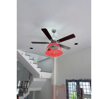 Quạt trần đèn cánh nhựa QT45