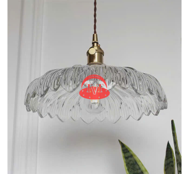 Đèn thả hoa thuỷ tinh trang trí TT54